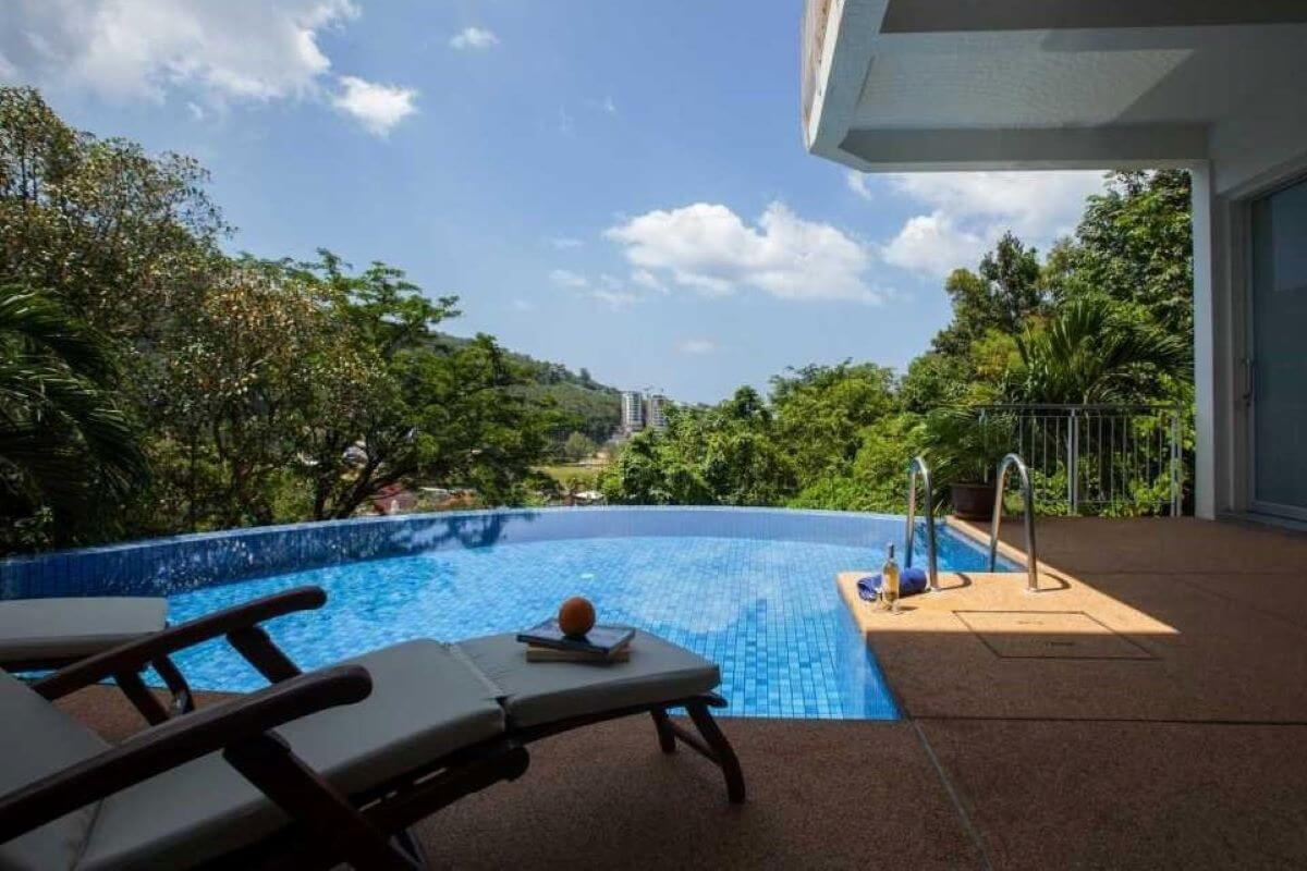 3 bedrooms pool villa partial sea and mountain view in Kamala Beach