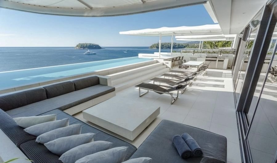 Luxury 4 bedroom oceanfront penthouse for sale in Kata