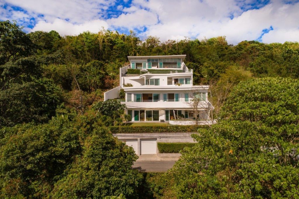 Modern sea view 6 bedrooms private pool villa for sale in Chalong beach