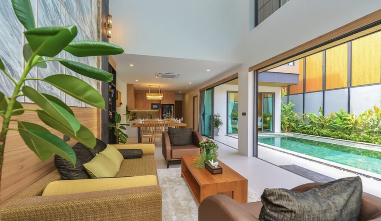 Modern 3 bedroom pool villa close to Nai harn and Rawai beach for sale