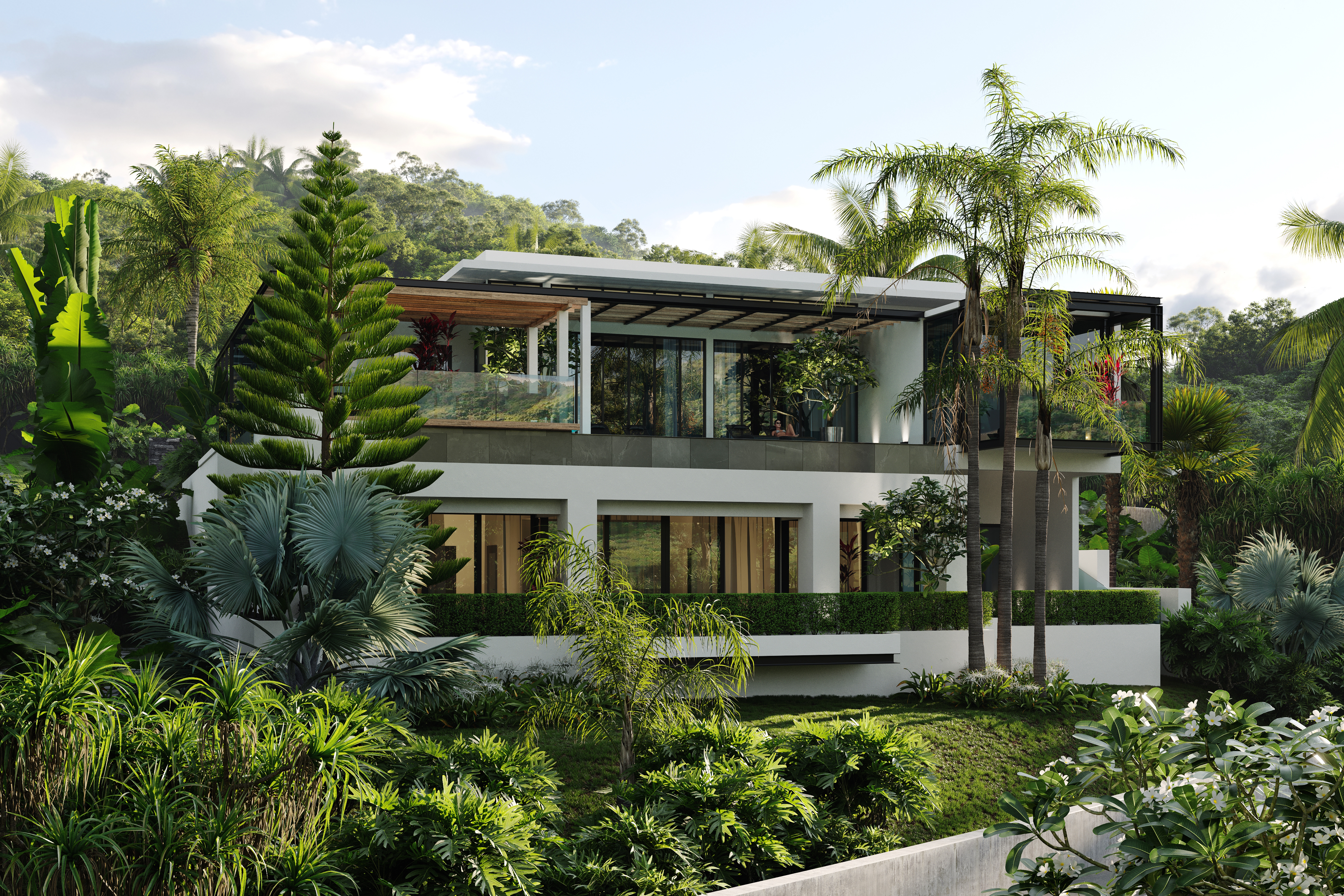 Luxury pool villa 3 to 5 bedrooms mountain view near Bangtao beach
