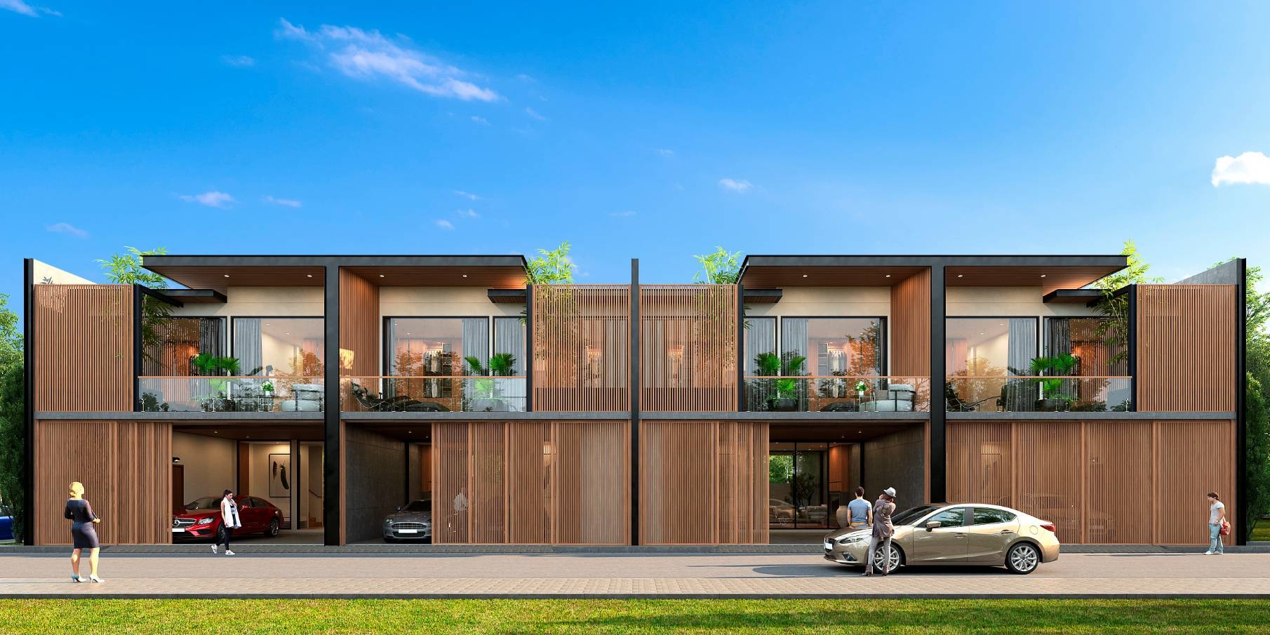 Modern pool townhouse 2 bedrooms in Rawai beach