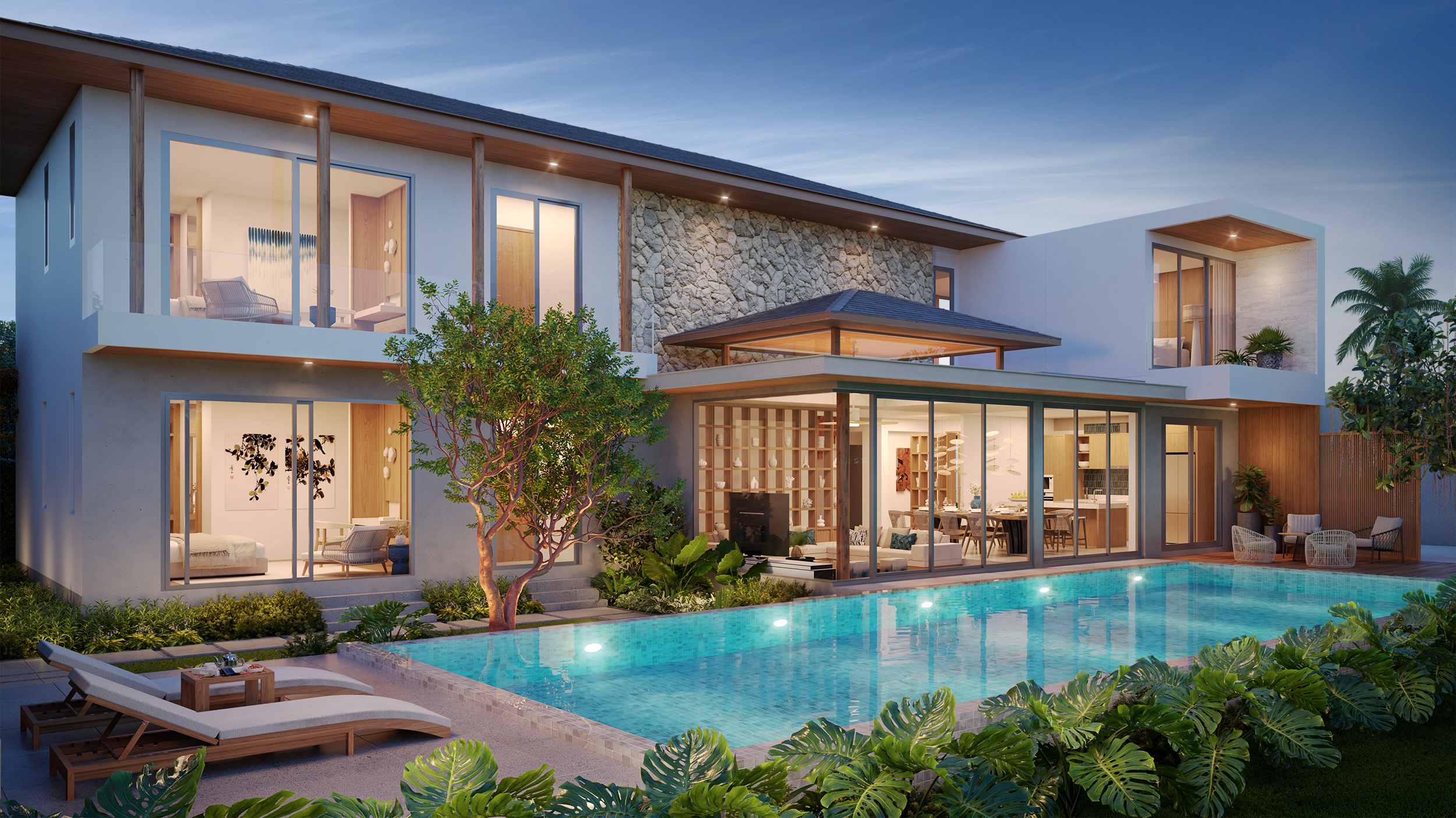 Villa Vana Anda 4 bedrooms pool villas for sale near Laguna Phuket