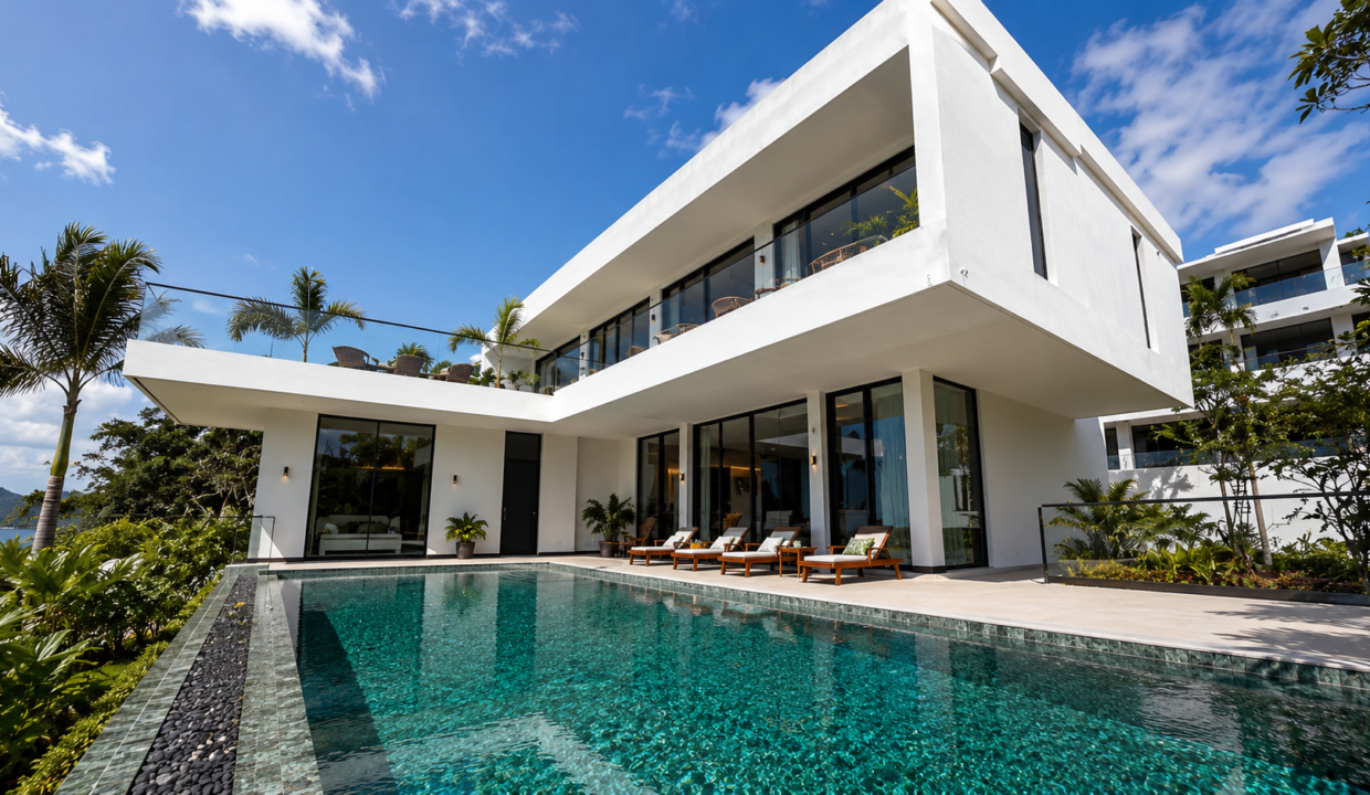 Villa & pool