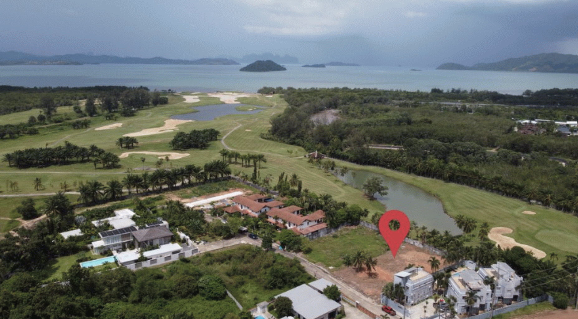 Land golf course and Sea view for sale Mission Hill Phuket
